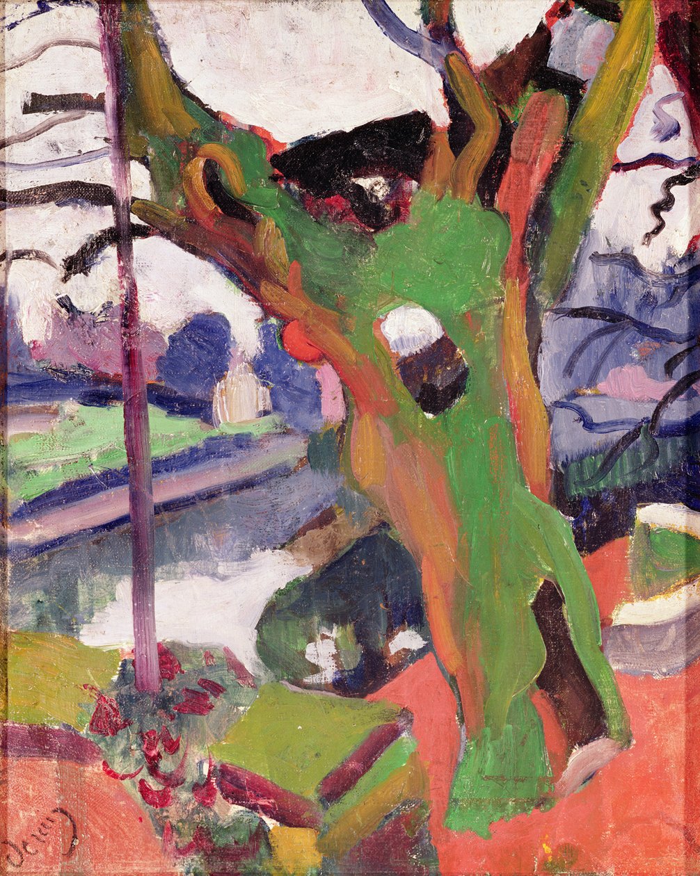 De oude boom door Andre Derain