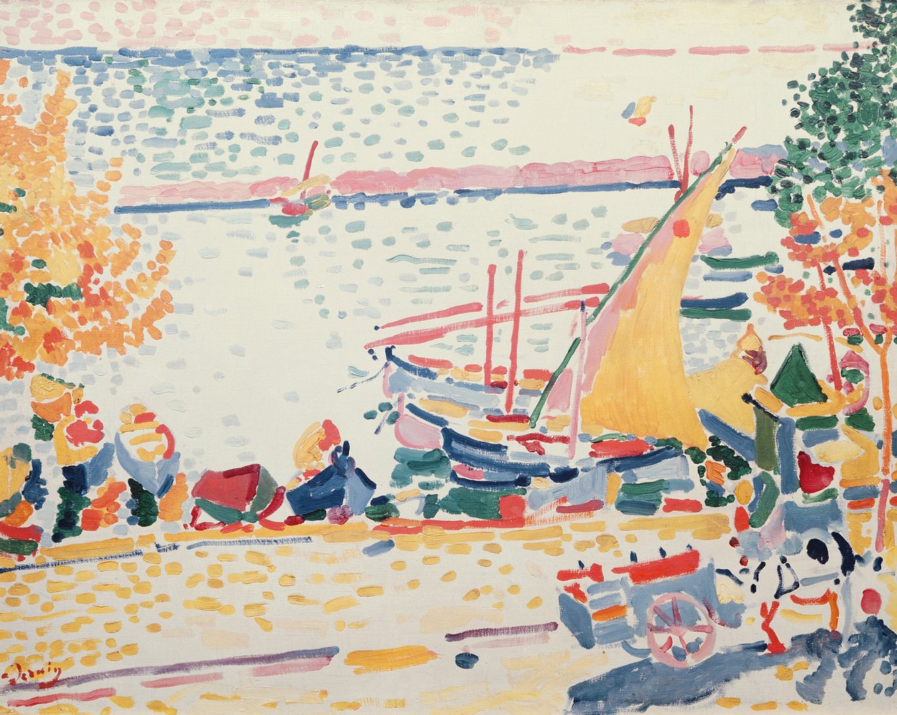 De haven van Collioure door Andre Derain