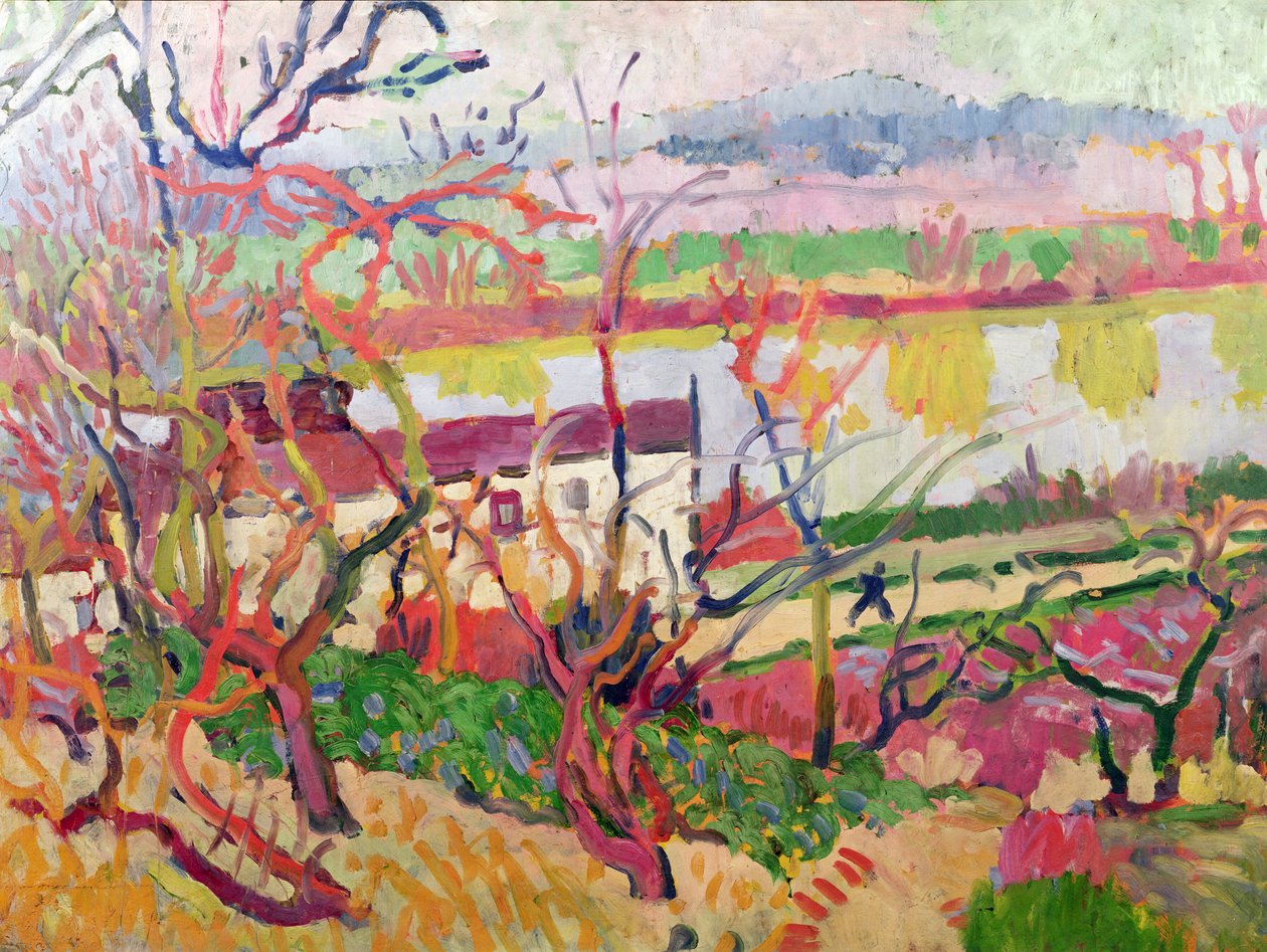 De rivier of, Zomermiddag door Andre Derain