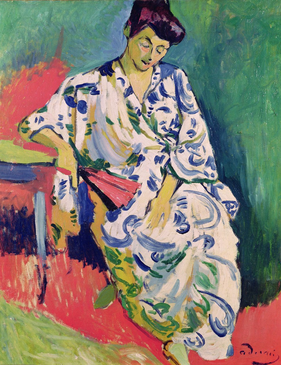 De vrouw met de sjaal door Andre Derain