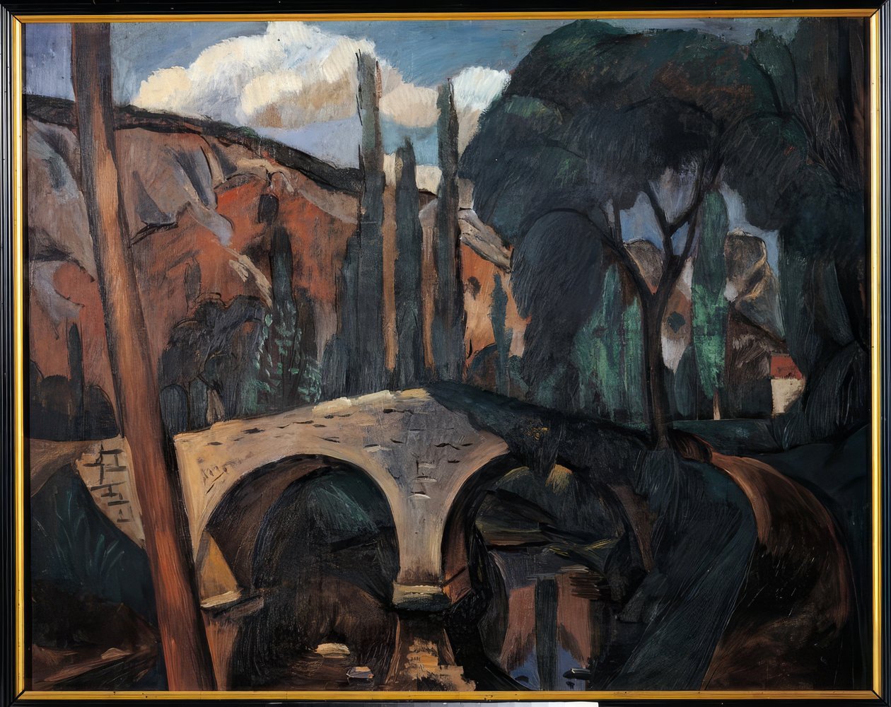 De oude brug door Andre Derain