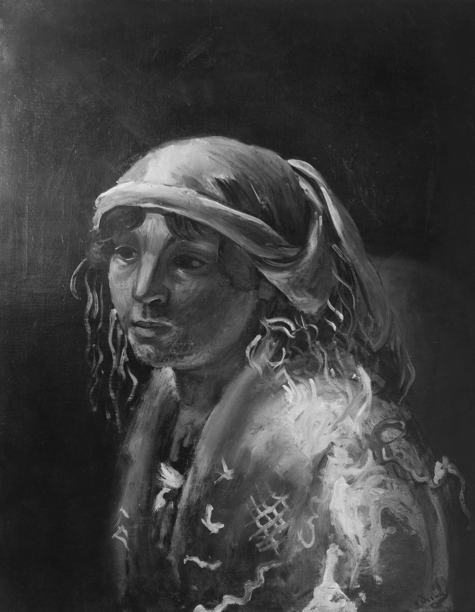 Vrouw met tulband door Andre Derain