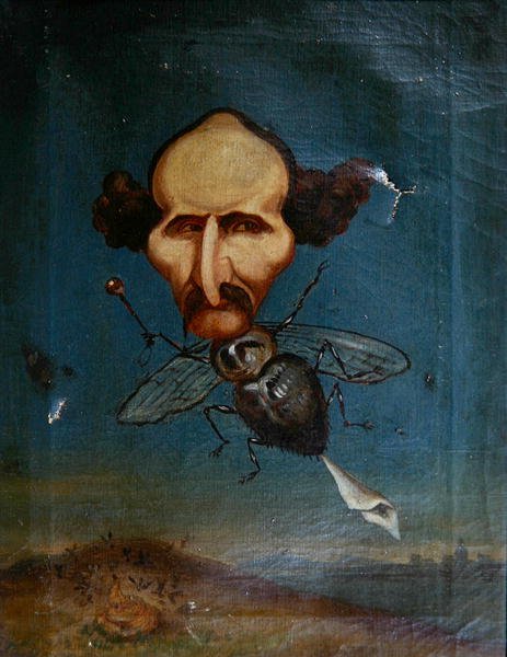 Pierre-Marie Pietri, c.1870 door Andre Gill
