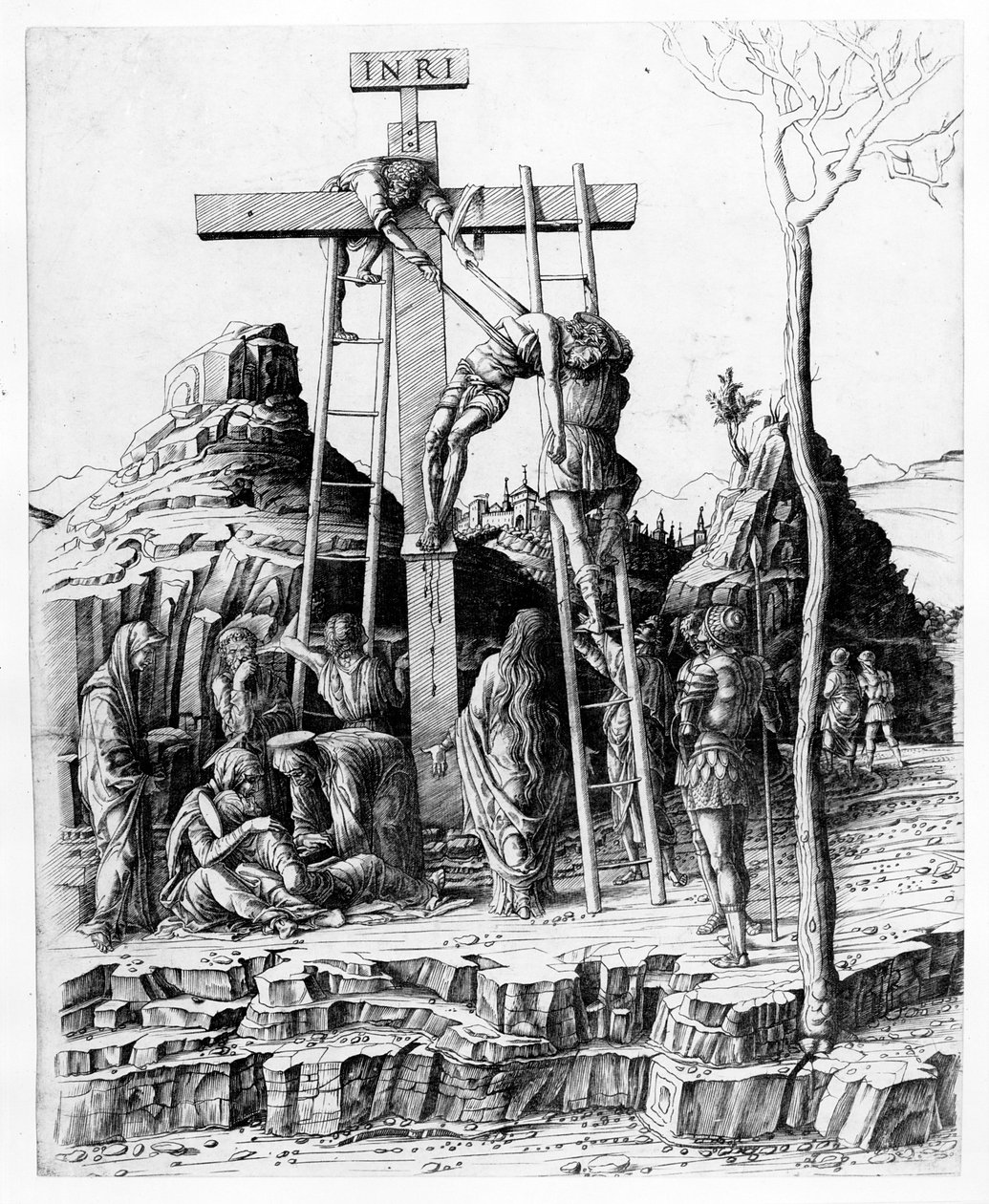 De kruisafneming door Andrea Mantegna
