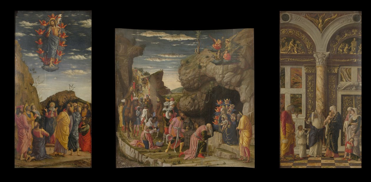 Trittico Triptiek door Andrea Mantegna