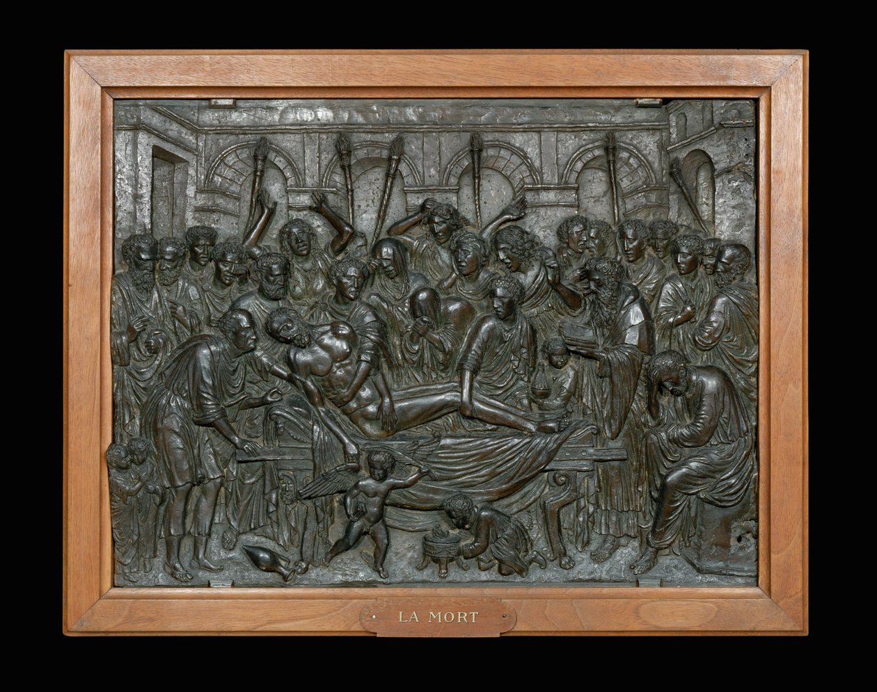 Dood van Girolamo della Torre ... door Andrea (1470 1532) Riccio