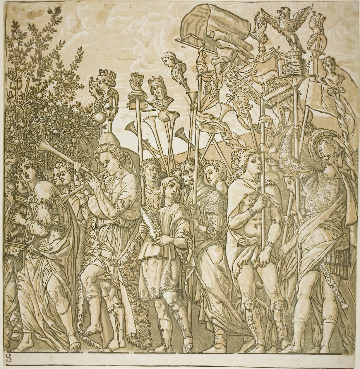 Triomf van Caesar door Andrea Andreani