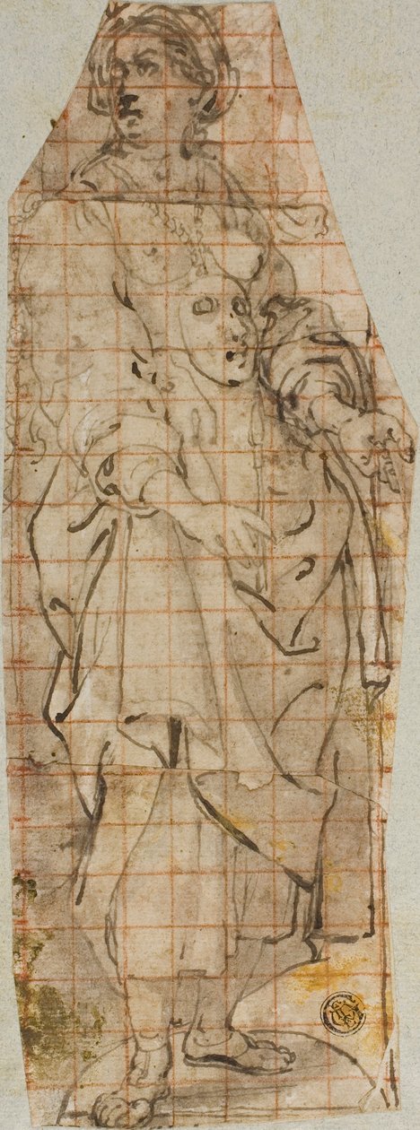 Allegorie van het schilderen door Andrea Lilio