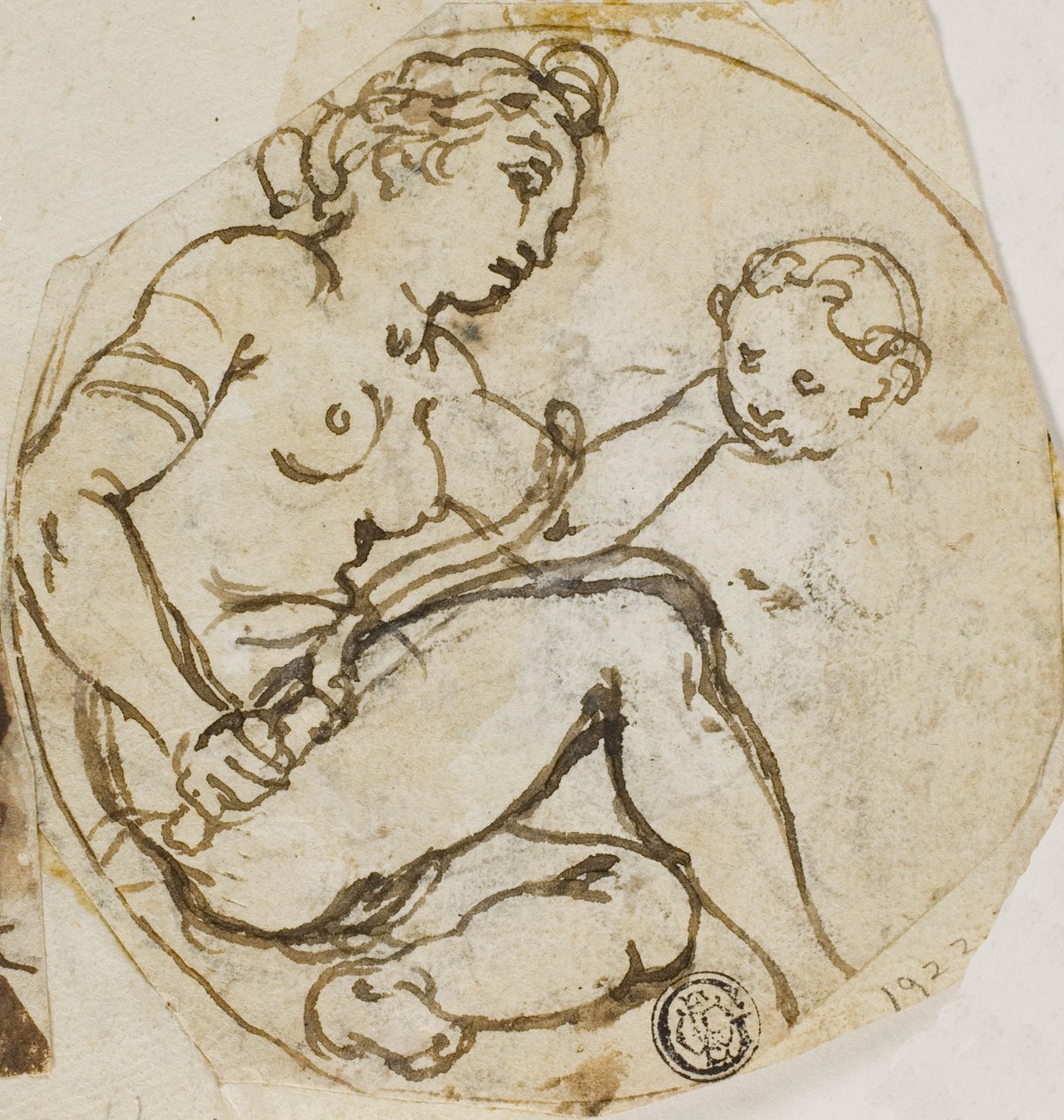 Venus en Cupido door Andrea Lilio