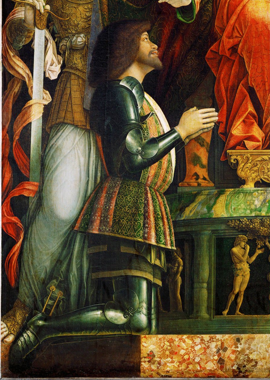 Schenker Gianfrancesco Gonzaga ... door Andrea Mantegna