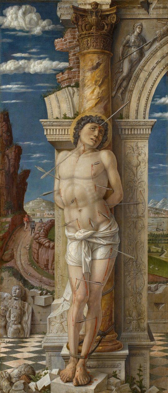 St. Sebastiaan door Andrea Mantegna
