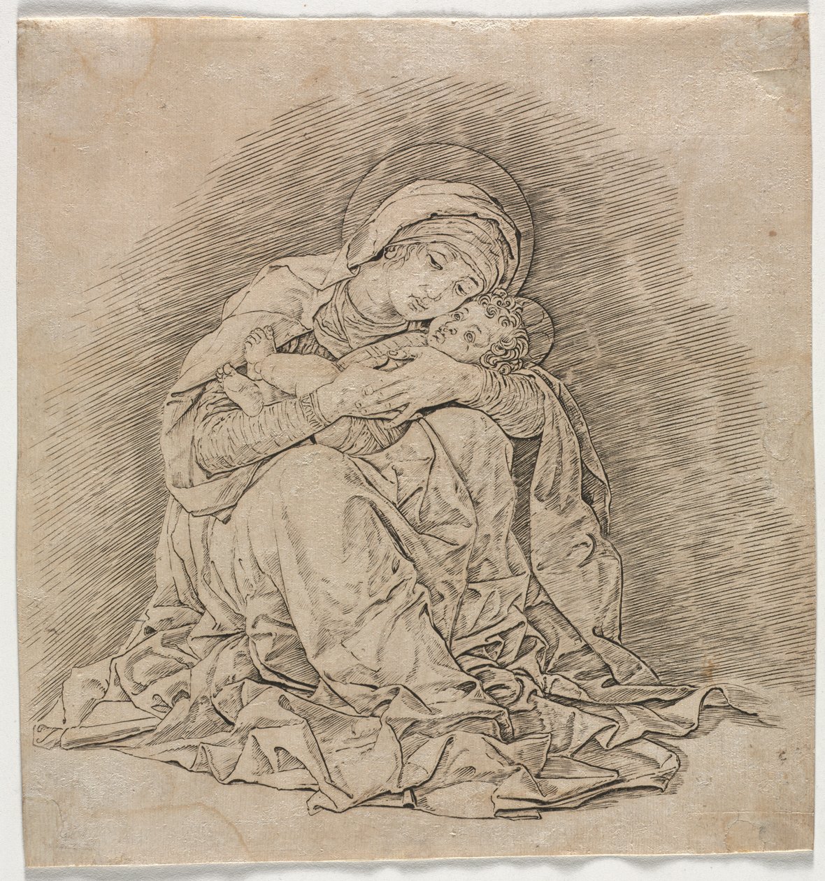 Maagd en Kind door Andrea Mantegna