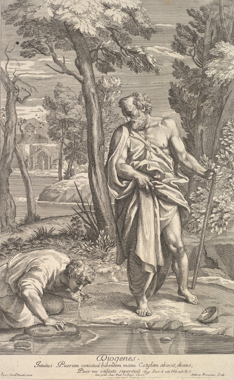 Diogenes door Andrea Procaccini