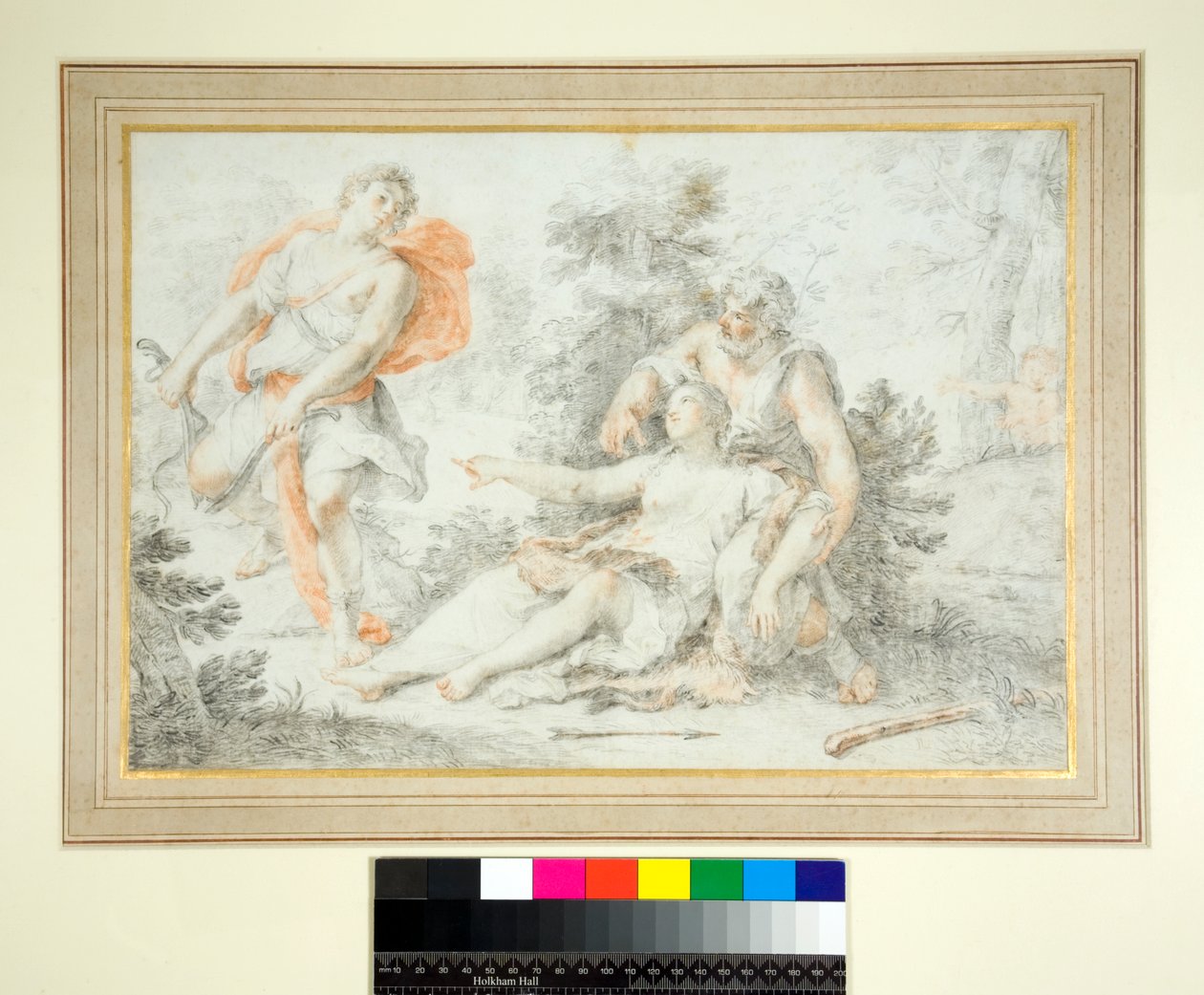 Jupiter en Diana door Andrea Procaccini