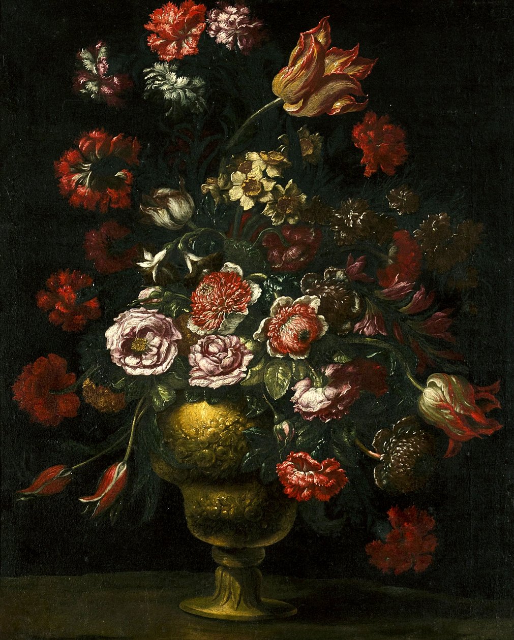 Vaas met bloemen door Andrea Scacciati