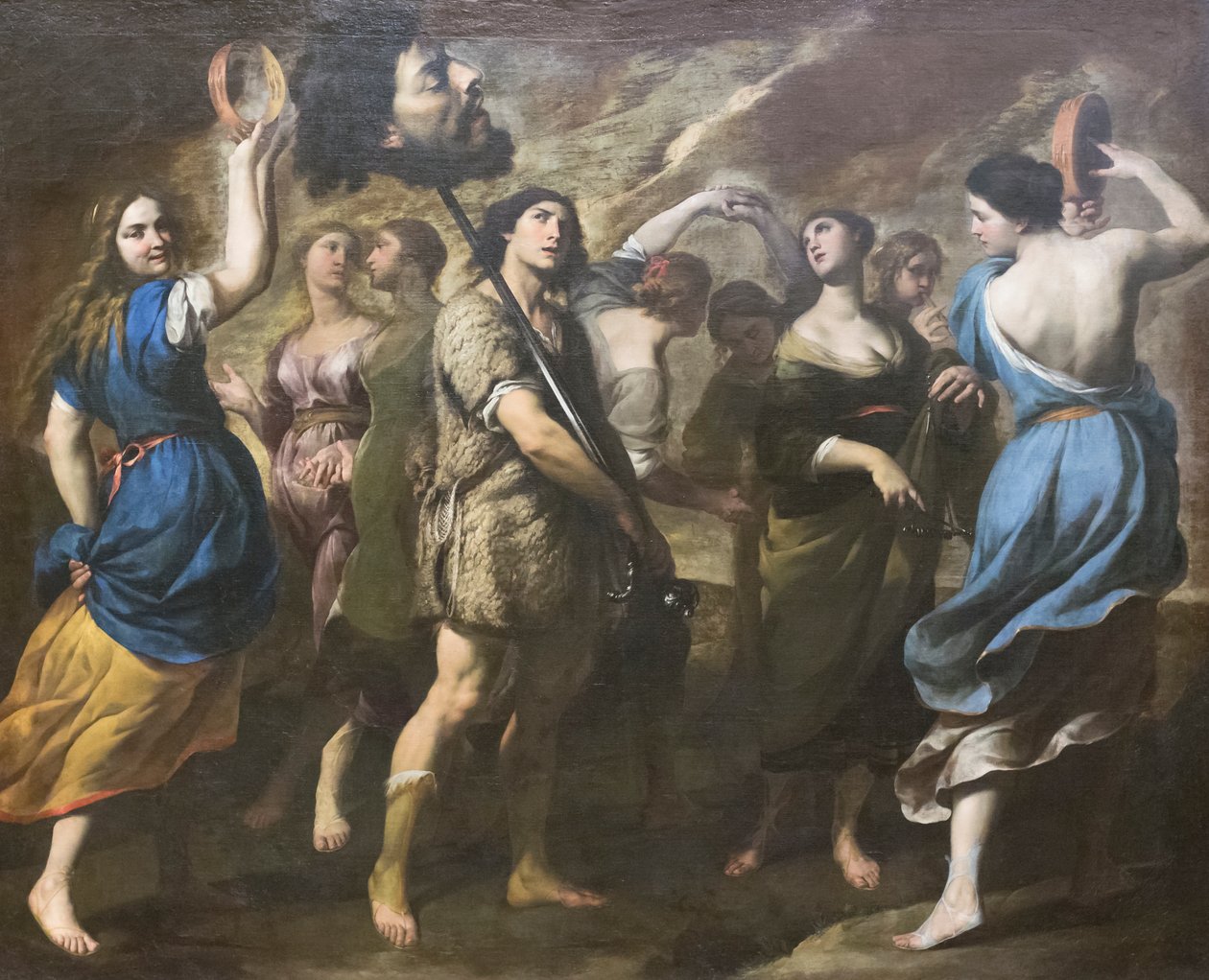 De triomf van David door Andrea Vaccaro
