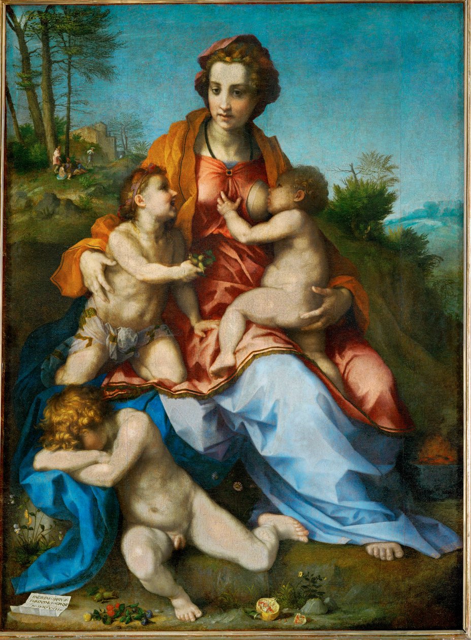 Liefdadigheid ... door Andrea del Sarto