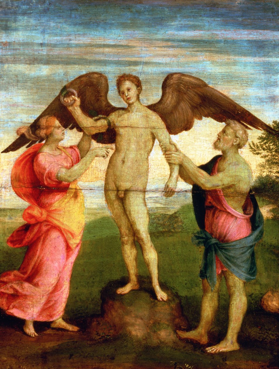 Icarus door Andrea del Sarto