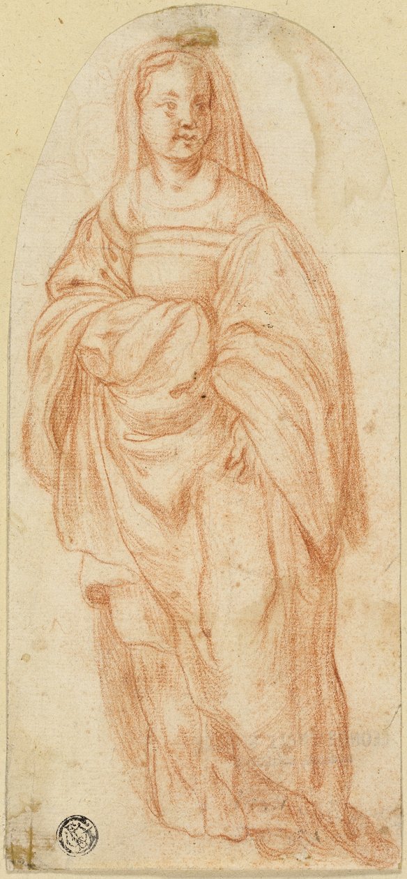 Staande vrouw door Andrea del Sarto