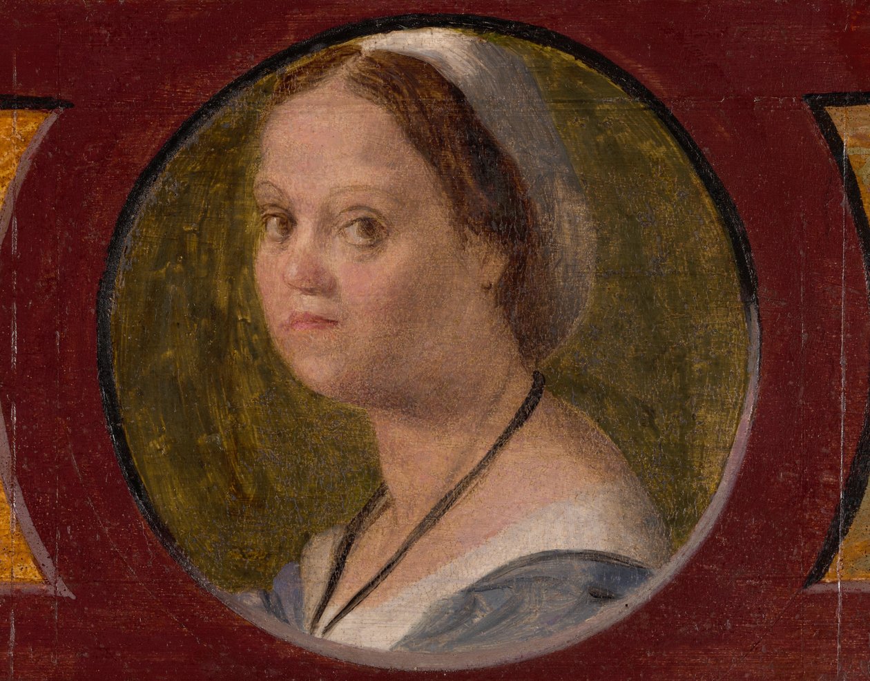 De vrouw van Domenico da Gambassi door Andrea del Sarto