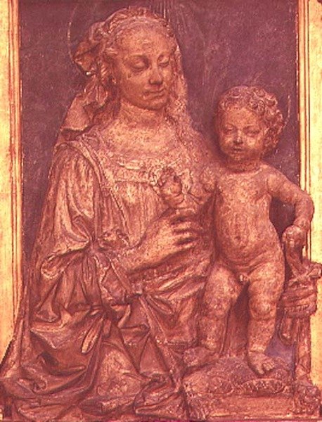 Madonna en kind door Andrea del Verrocchio
