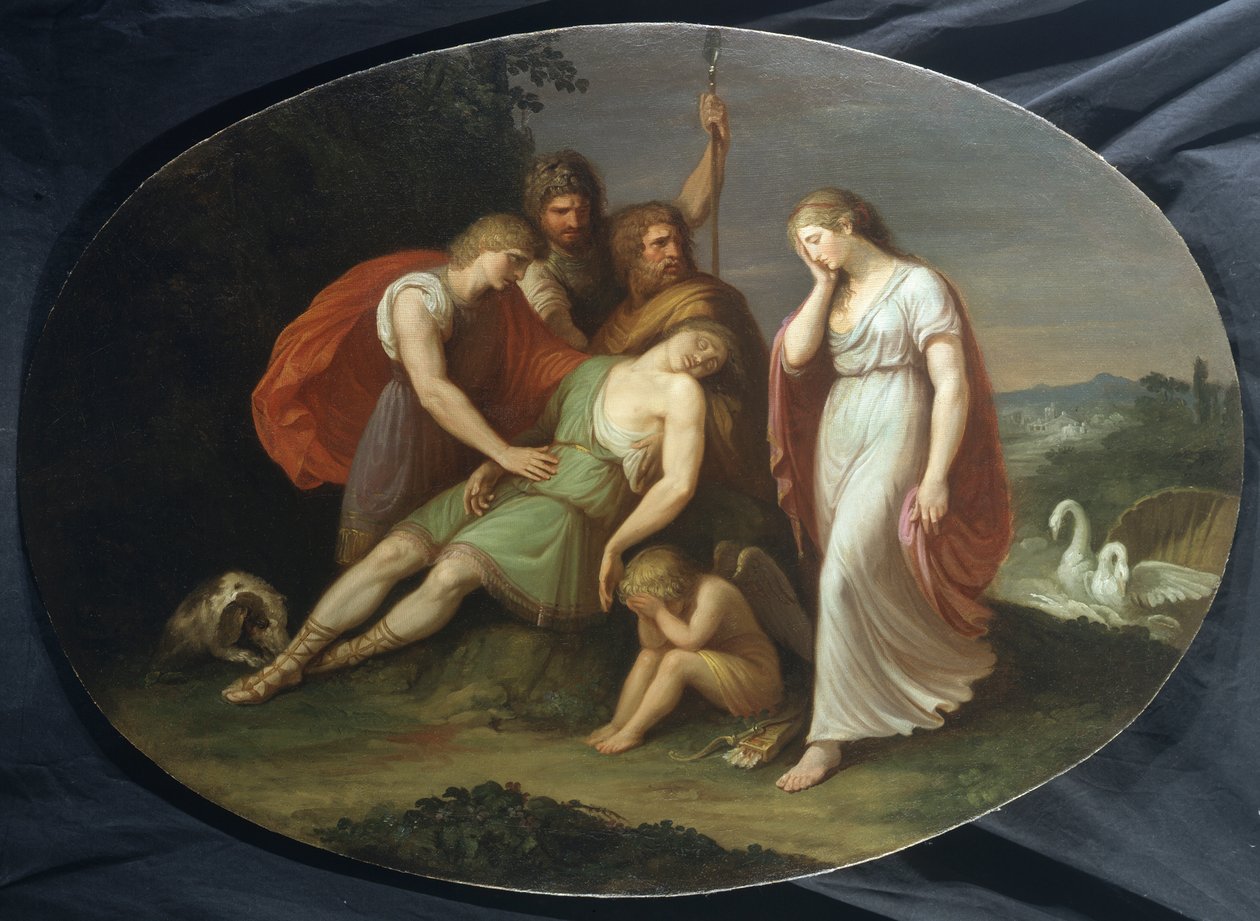 De dood van Adonis door Andrea the Elder Appiani