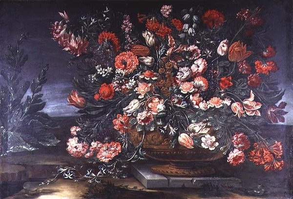 Stilleven van Bloemen door Andrea the Elder Scacciati