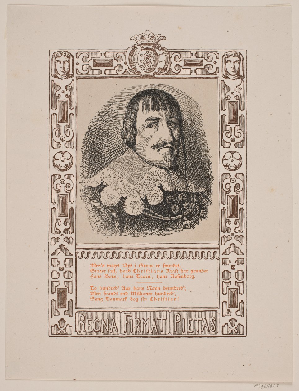 Christiaan IV door Andreas Flinch
