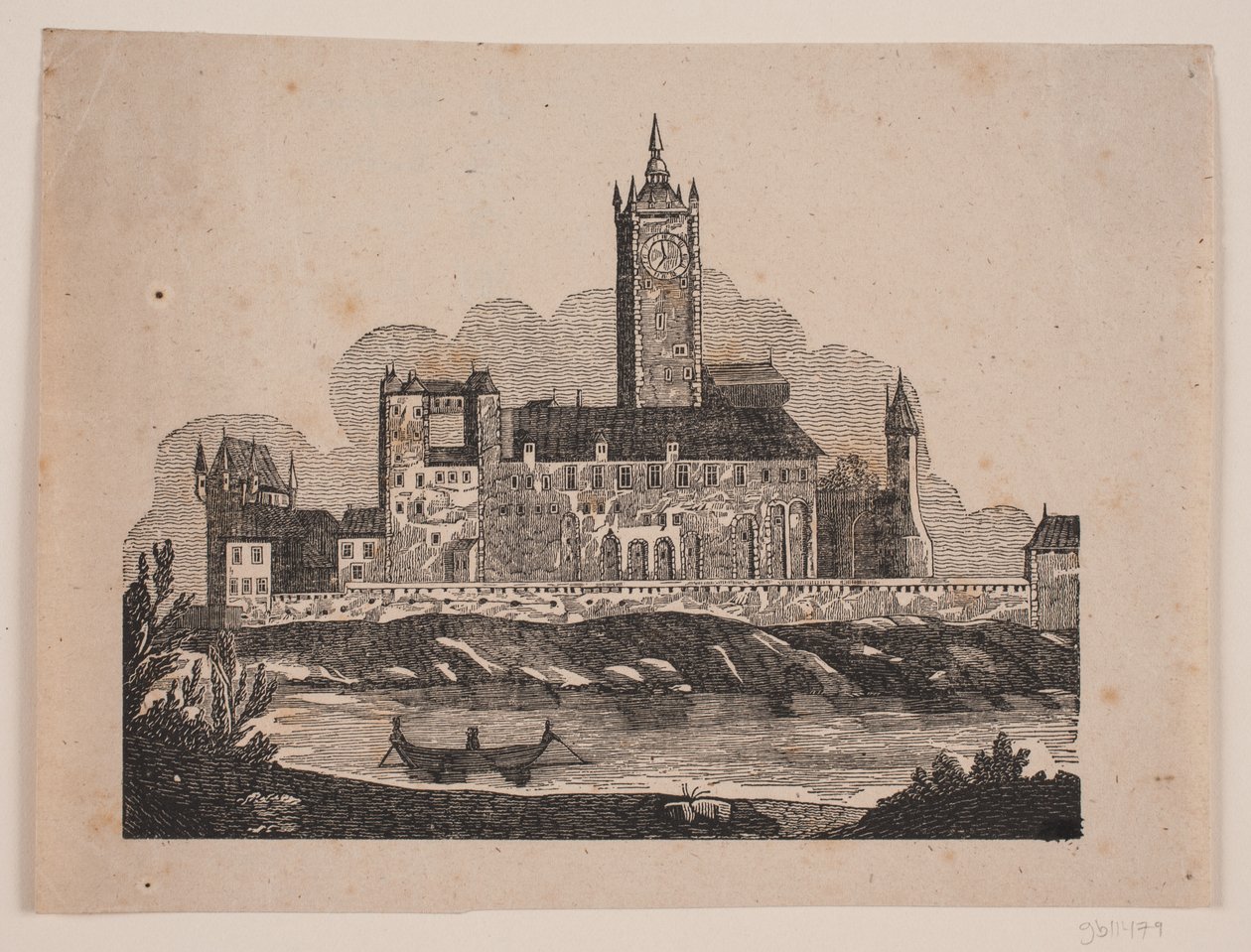 Een versterkt kasteel door Andreas Flinch