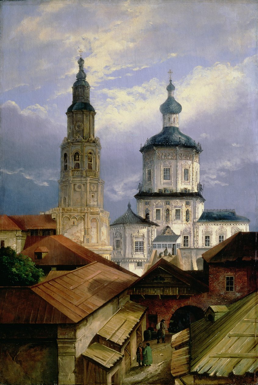 De kerk van SS. Peter en Paul in Kazan, 1845 door Andrei Nikolaevich Rakovich