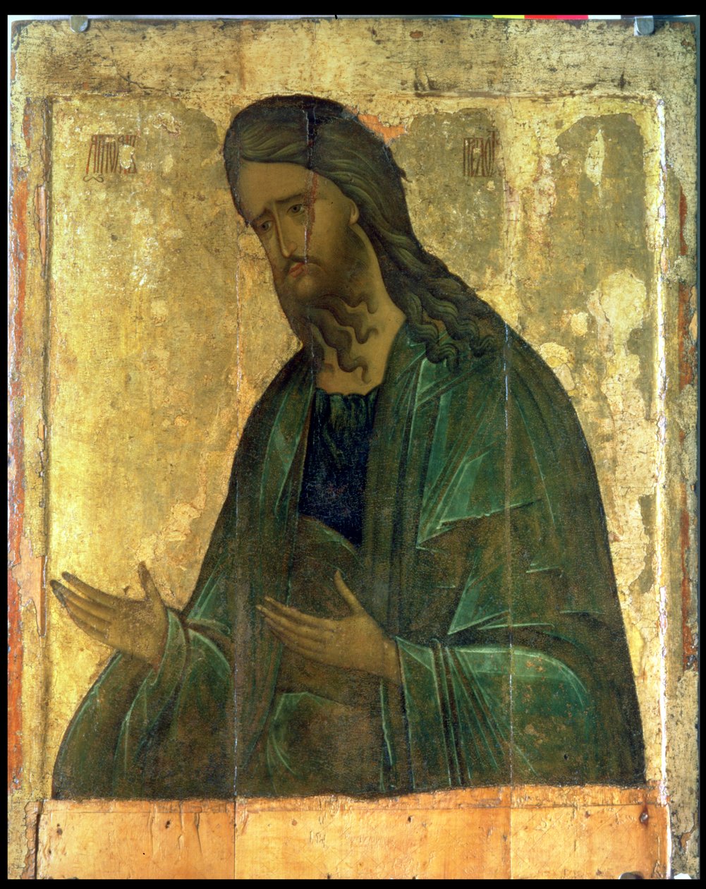 Icoon van Johannes de Doper door Andrei Rublev