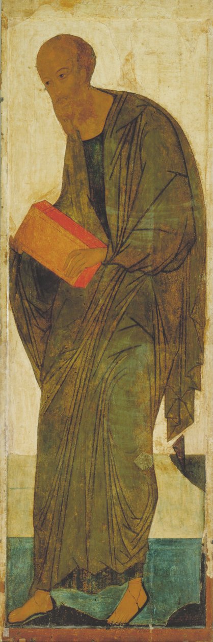 Sint Paulus. Uit Deisus Tier door Andrei Rublev