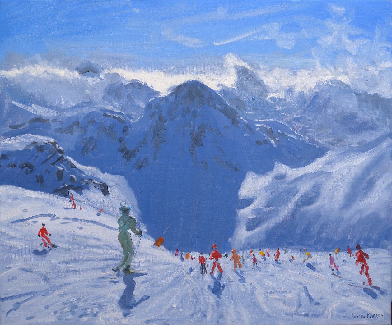 Bergschaduw door Andrew Macara