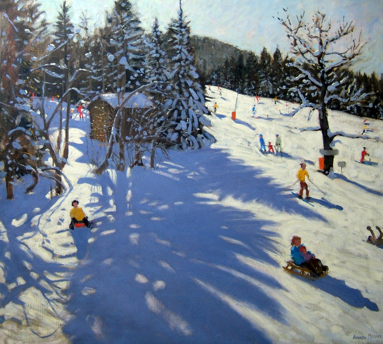 Berghut, Morzine door Andrew Macara