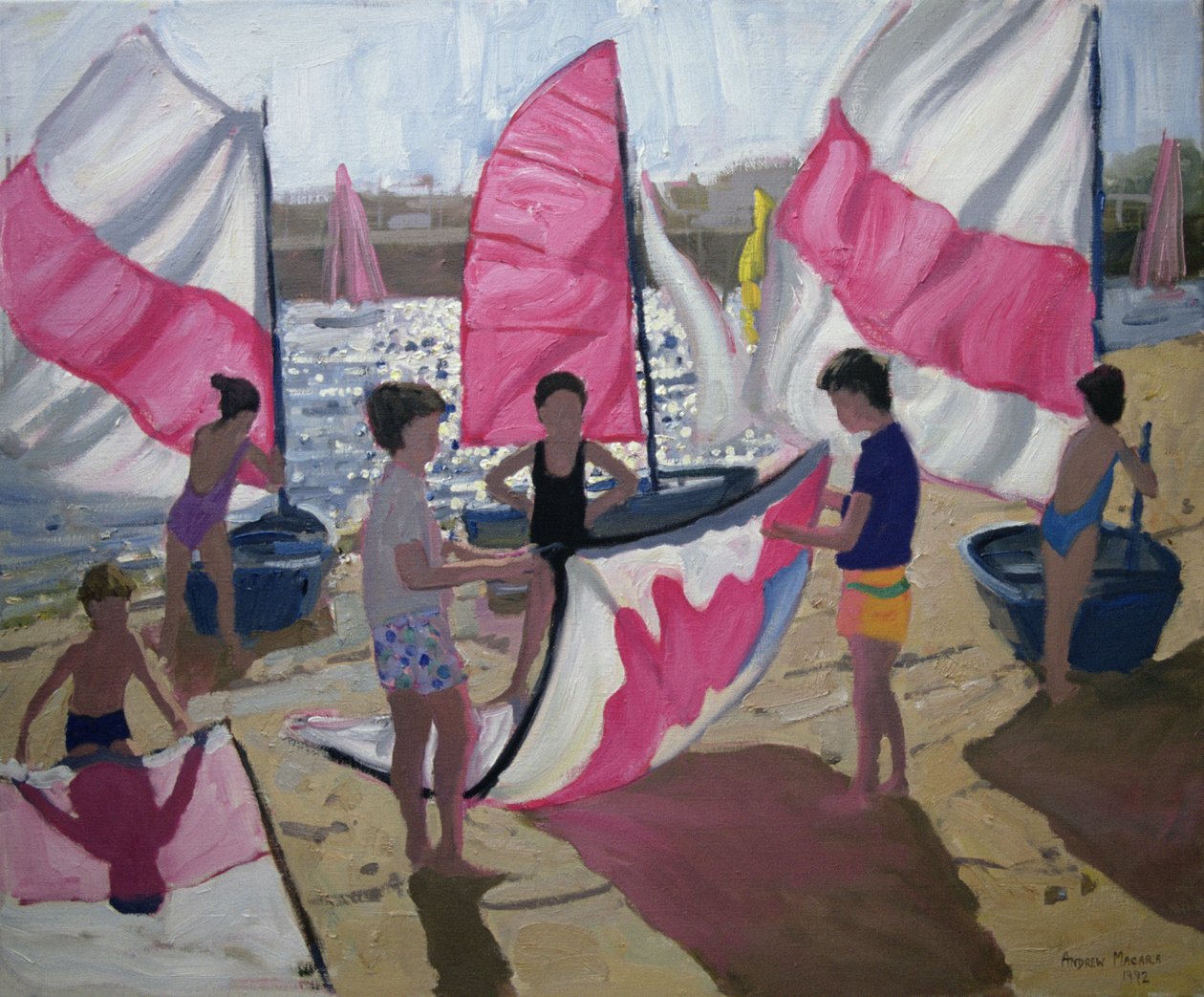 Zeilboot, Royan, Frankrijk, 1992 door Andrew Macara