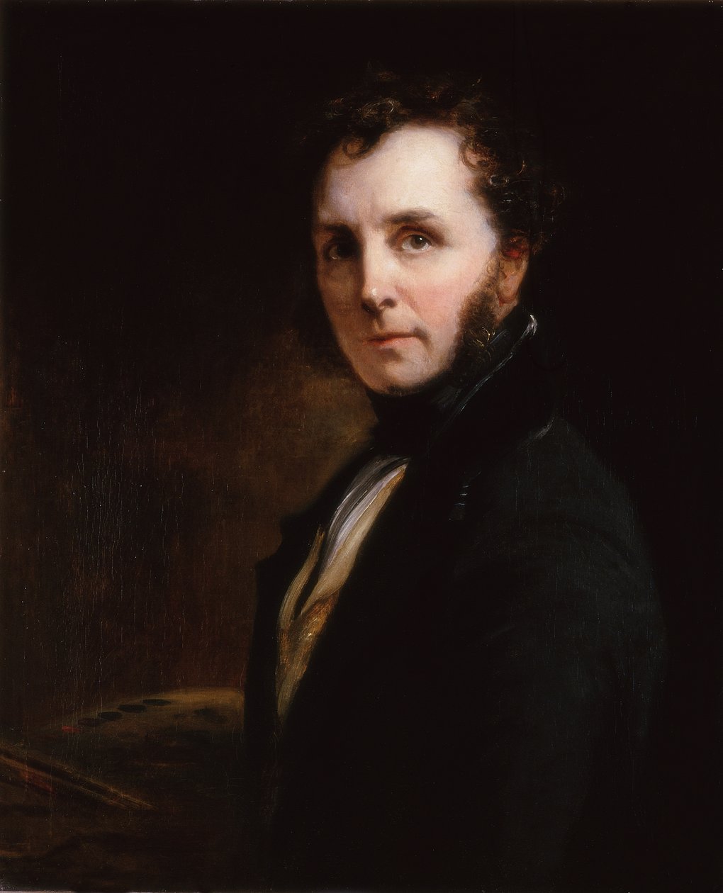 Zelfportret, c.1826-1828 door Andrew Morton