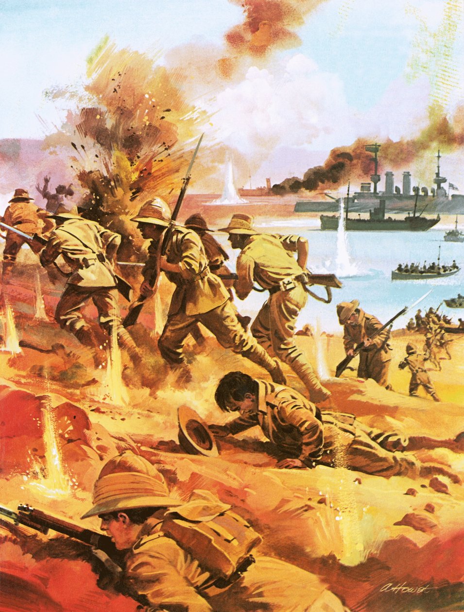 Invasie van Gallipoli door Andrew Howat