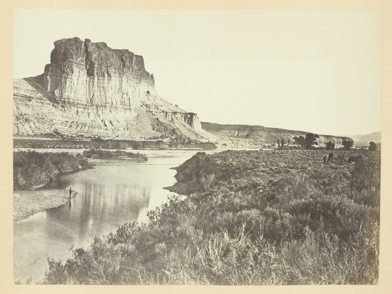 Castle Rock, Groene Riviervallei door Andrew Joseph Russell