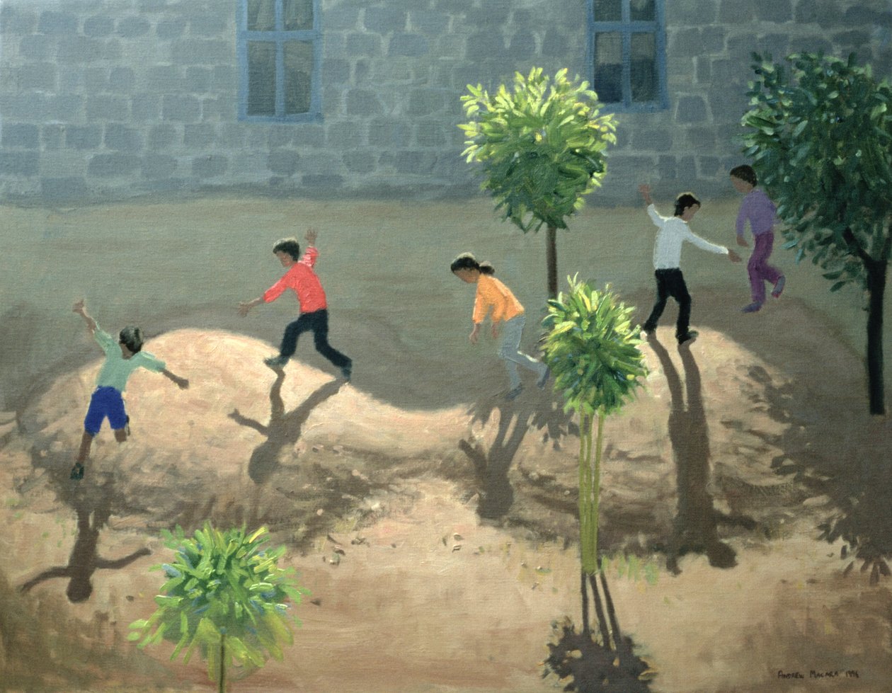 Speelplaats, Lesbos, 1996 door Andrew Macara