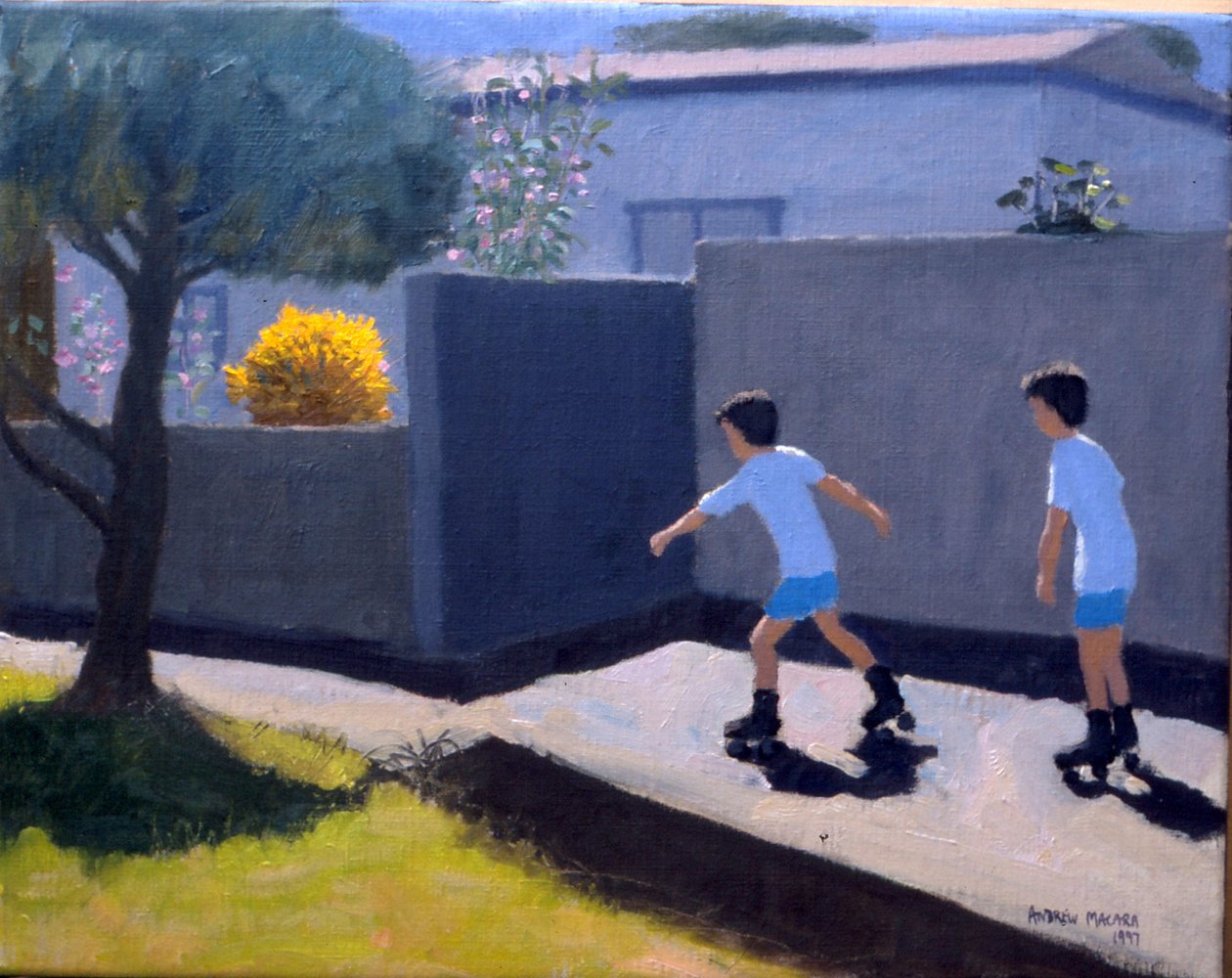 Rolschaatsers door Andrew Macara