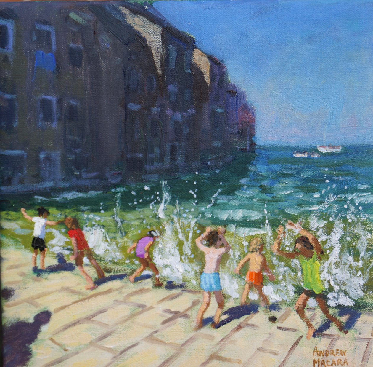 Kust, Rovinj, Kroatië door Andrew Macara