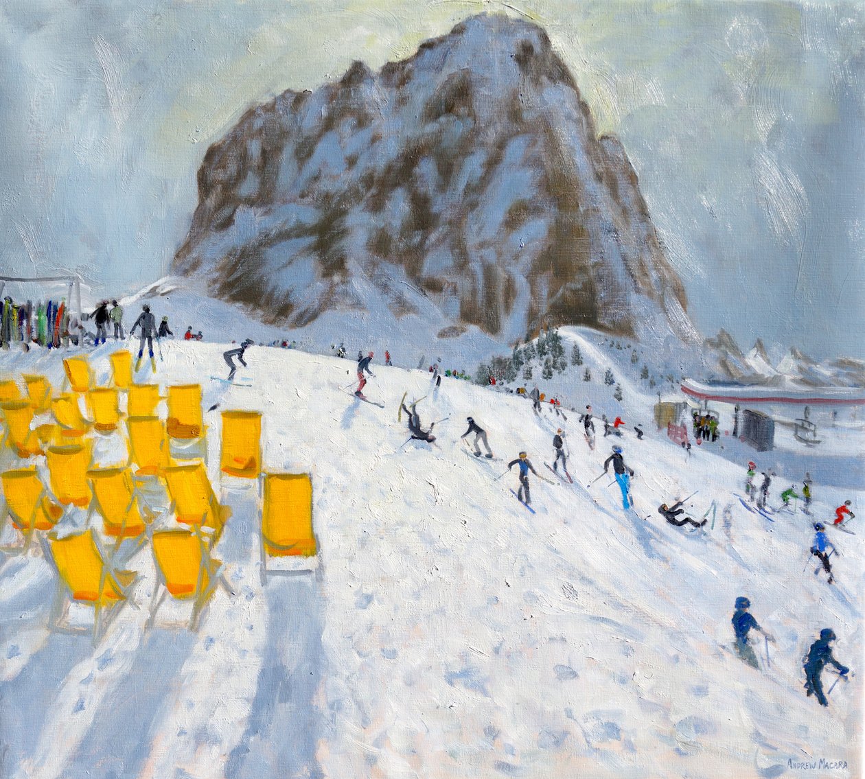 Selva Val Gardena, Italië door Andrew Macara