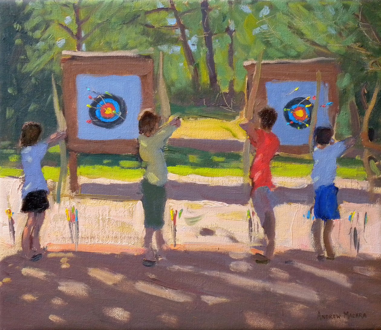 Jonge boogschutters, 2012 door Andrew Macara