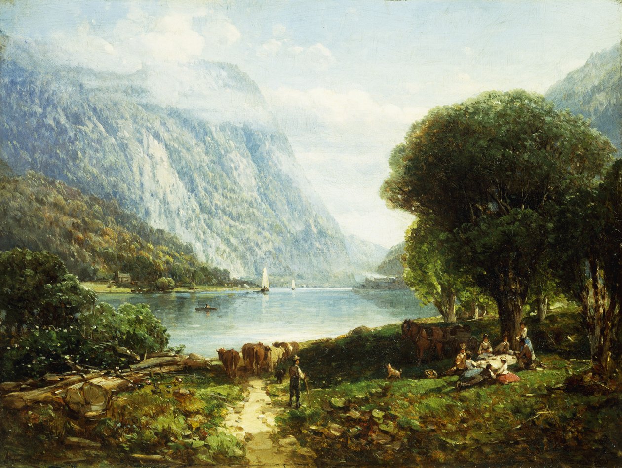 De Delaware Water Gap door Andrew Melrose