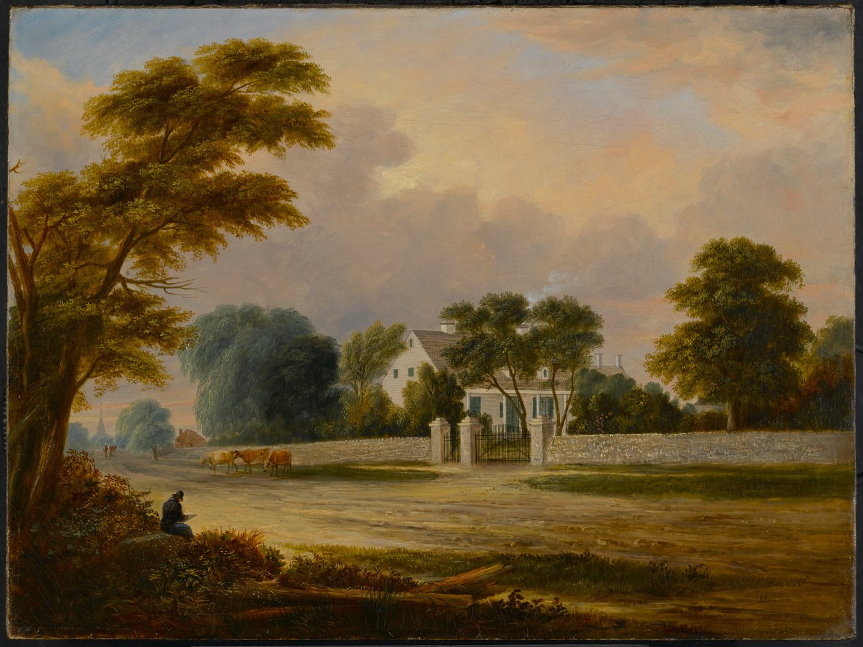 De Bergen Homestead, 1830s door Andrew Richardson