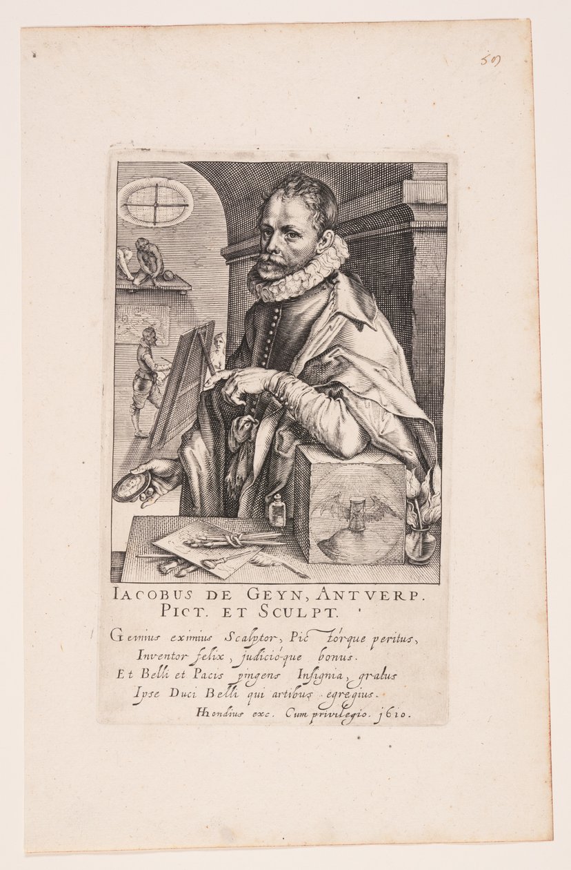 Jacob de Gheyn II door Andries Stock
