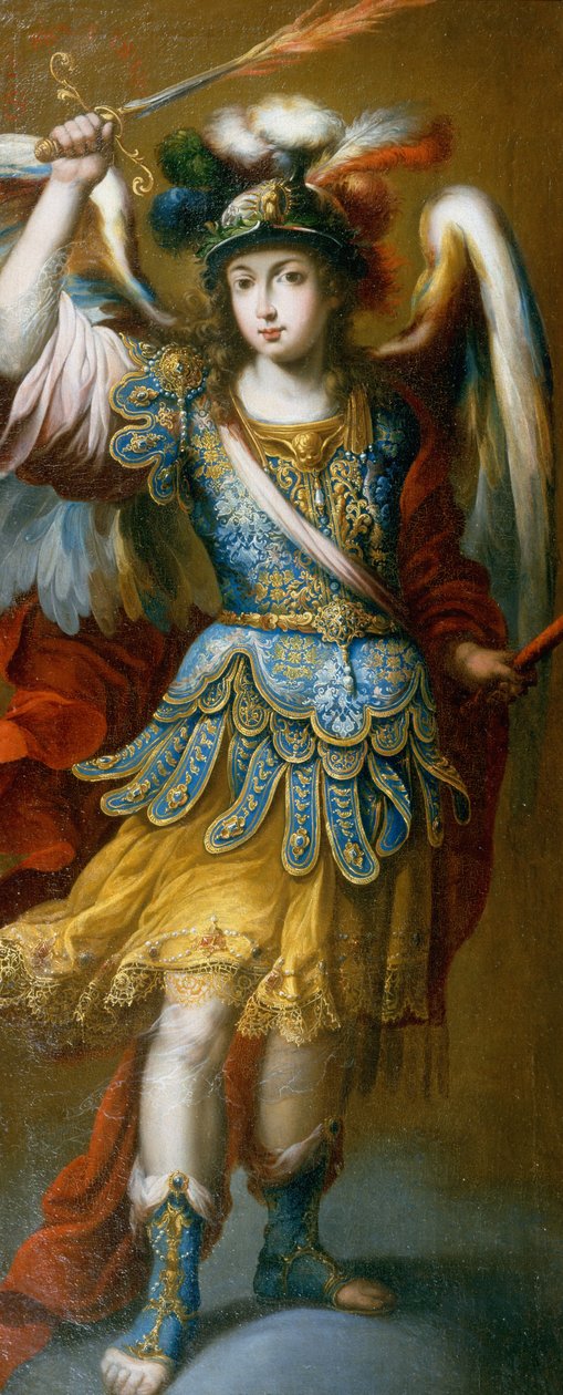Sint Michael door Andrés Pérez de Murillo