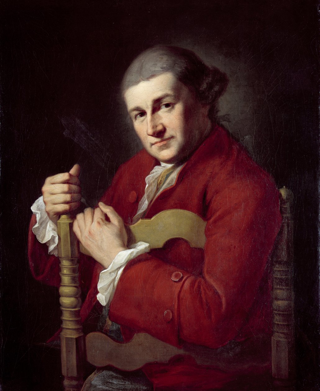 David Garrick (1717-79) door Angelica Kauffmann