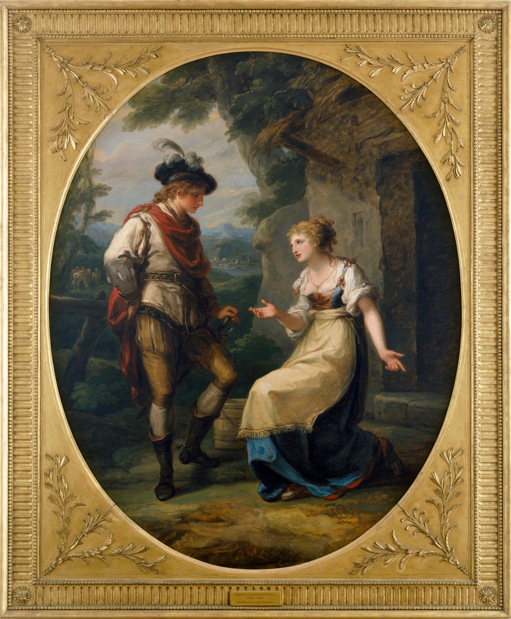 Gualtherius en Griselda door Angelica Kauffman