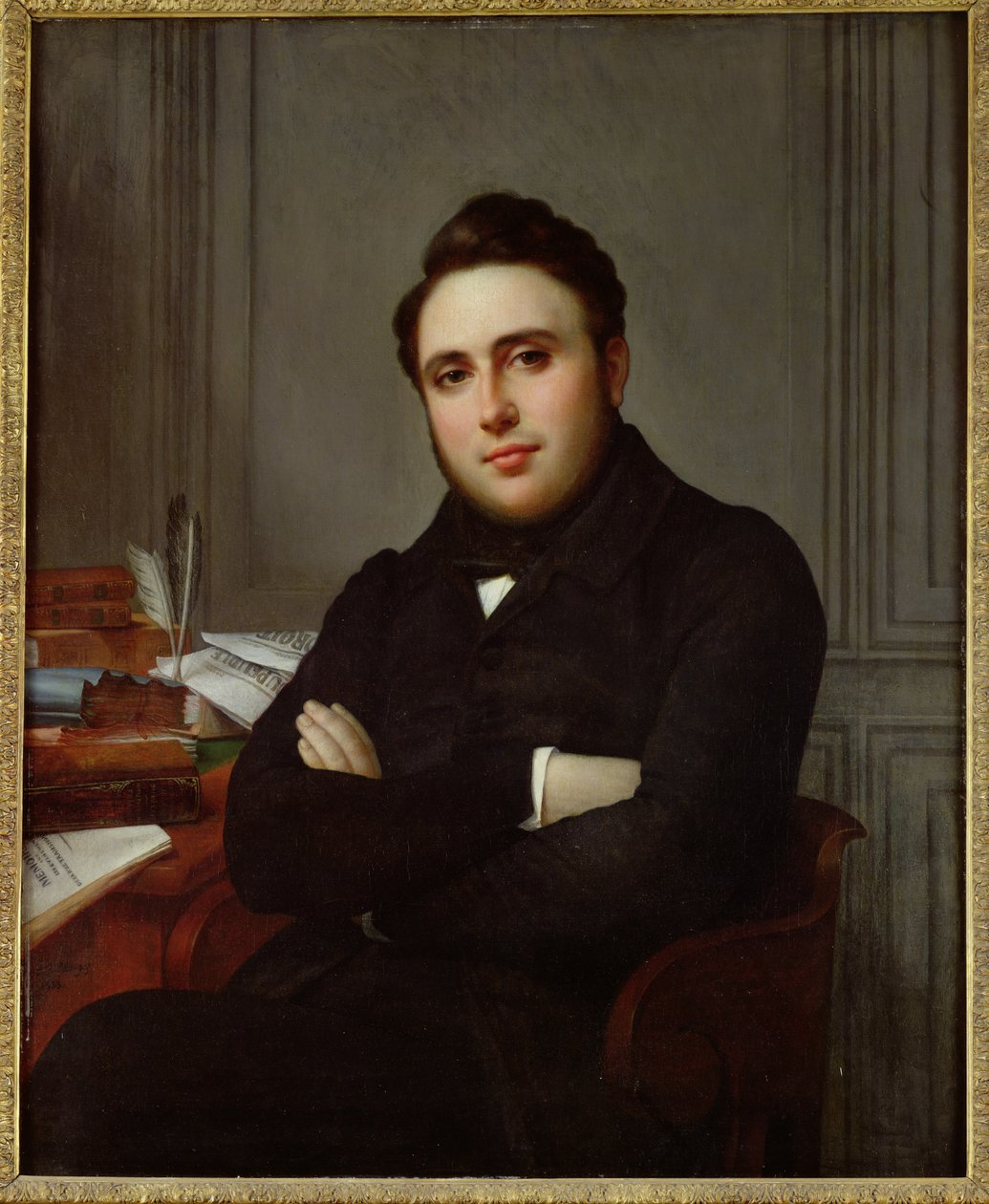 Portret van Alexandre Auguste Ledru-Rollin (1807-74), 1838 door Angelique Mongez